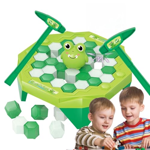 Générique Knocking The Ice Game, Frog Save Knock Ice Block Toys, Children Educational Table Plaything, Funnybreaker Game for Boys and Girls, Perfect for Children's Day von Générique