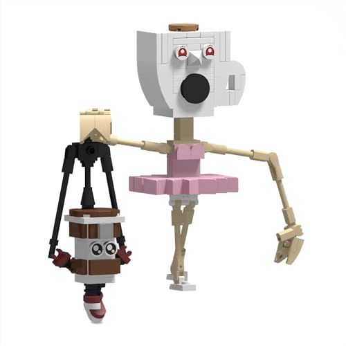 Générique Italian Brainrot Bau Spezialblöcke, Mutante Modelle, Figuren zum Zusammenbauen, Figur Tung Tung Sahur Tralalero Tralala Sammelfigur (192 Stück Ballerina Cabucino) von Générique
