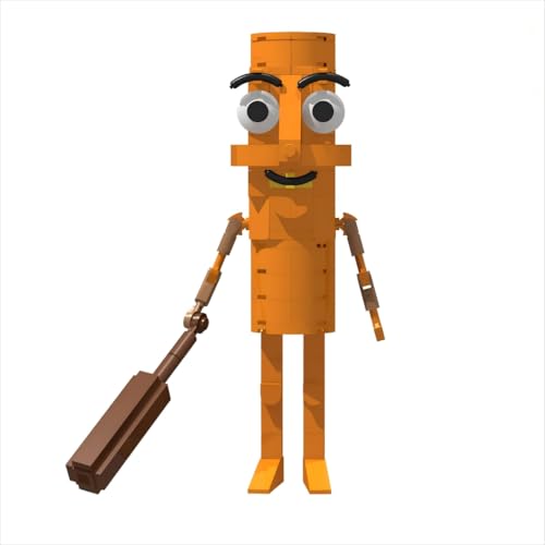 Générique Italian Brainrot Bausteine Figuren zum Zusammenbauen Figur Tung Tung Sahur Konstruktionsspielzeug Tralero Tralala Sammelfigur (Tungtung Sahur) von Générique
