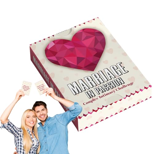 Générique Kartenspiel für Paare für Verliebte | Spiel mit 50 Karten zur Stärkung der Bindungen, lustige und Gespräche zur Stärkung der Bindungen in der Familie oder zwischen Erwachsenen von Générique