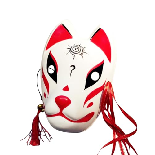 Générique Katzen-Maske, japanische Kitsune-Gesichtsabdeckung für Maskerade Ball Party, Valentinstag, Comic Shows, Performances, spezieller visueller Effekt für Cosplay und Themenveranstaltungen Générique Katzen-Maske, japanische Kitsune-Gesichtsabdeckung für Maskerade Ball Party, Valentinstag, Comic Shows, Performances, spezieller visueller Effekt für Cosplay und Themenveranstaltungen von Générique