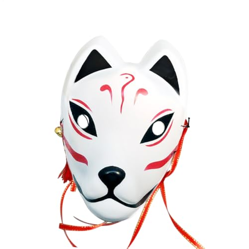 Générique Katzen-Maske, japanische Kitsune-Gesichtsabdeckung für Maskerade Ball Party, Valentinstag, Comic Shows, Performances, spezieller visueller Effekt für Cosplay und Themenveranstaltungen Générique Katzen-Maske, japanische Kitsune-Gesichtsabdeckung für Maskerade Ball Party, Valentinstag, Comic Shows, Performances, spezieller visueller Effekt für Cosplay und Themenveranstaltungen von Générique