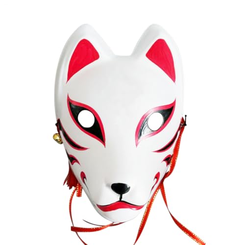 Générique Katzen-Maske, japanische Kitsune-Gesichtsabdeckung für Maskerade Ball Party, Valentinstag, Comic Shows, Performances, spezieller visueller Effekt für Cosplay und Themenveranstaltungen Générique Katzen-Maske, japanische Kitsune-Gesichtsabdeckung für Maskerade Ball Party, Valentinstag, Comic Shows, Performances, spezieller visueller Effekt für Cosplay und Themenveranstaltungen von Générique
