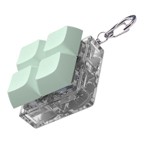 Générique Keyboard Keychain Toy, 4-Button Mechanical Key Fidget, 28 x 1,98 cm, modischer Rucksack, lustig, Fingertip, Spielzeug, Stressabbau, Partybevorzugungen für Kinder und Erwachsene von Générique