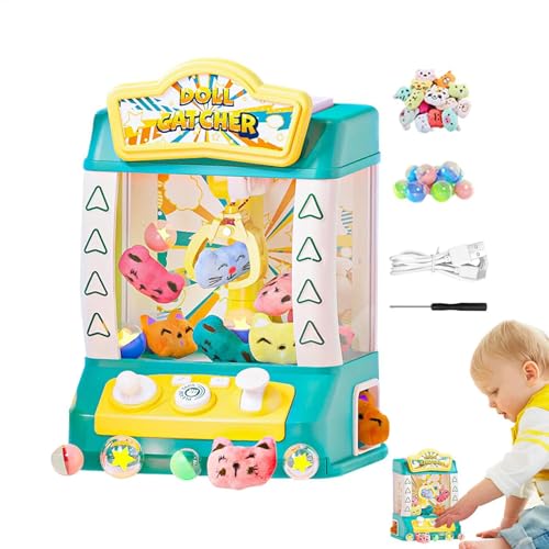 Générique Kids Claw Machine Toy, Kinder Claw Machines Small Electric Toy, 29,6 x 20 x 19 cm/11,65 x 7,87 x 7 cm, interaktives lustiges Lernspielzeug für Kinder ab 3 Jahren, für Wohnzimmer, von Générique