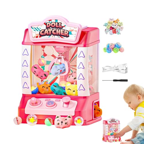 Générique Kids Claw Machine Toy, Kinder Claw Machines Small Electric Toy, 29,6 x 20 x 19 cm/11,65 x 7,87 x 7 cm, interaktives lustiges Lernspielzeug für Kinder ab 3 Jahren, für Wohnzimmer, von Générique