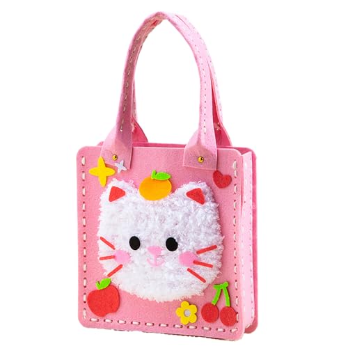 Générique Kids Handmade Bag Set, Colorful Kids Sewing Kit, Cartoon Felt Tote Purse, Lightweight Yarn Board Supplies, 8.27 x 14.17 inches, Ideal for Home, School, Daily Use, Craft Activity Générique Kids Handmade Bag Set, Colorful Kids Sewing Kit, Cartoon Felt Tote Purse, Lightweight Yarn Board Supplies, 8.27 x 14.17 inches, Ideal for Home, School, Daily Use, Craft Activity von Générique