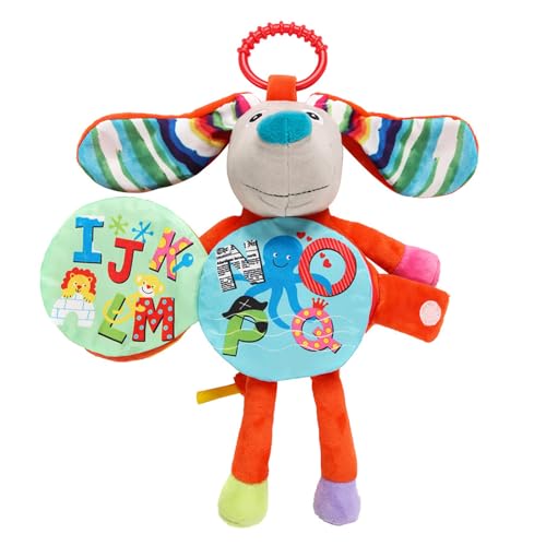 Générique Kids Soft | Sound Animal Soft Cartoon Stoff – Waschbar für Zuhause, Reisen, sensorische Früherziehung, tragbar für 6 bis 12 Monate von Générique