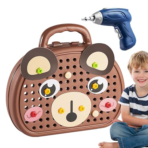 Générique Kids Tool Set, Screwdriver Box Kit, 10,24 x 2,44 Zoll Elektrobohrer, Engineering Konstruktion, Preschool Learning Activity for Young, Girls, Kreativ, Lerngeschenk Générique Kids Tool Set, Screwdriver Box Kit, 10,24 x 2,44 Zoll Elektrobohrer, Engineering Konstruktion, Preschool Learning Activity for Young, Girls, Kreativ, Lerngeschenk von Générique
