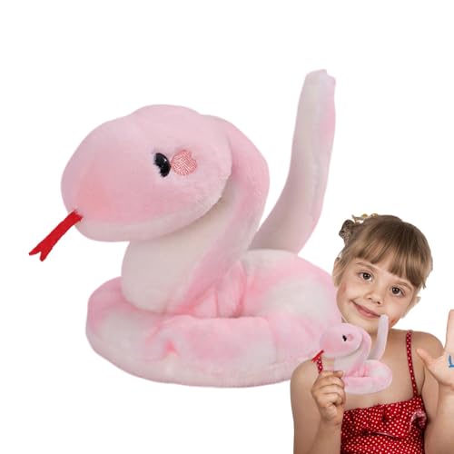 Générique Kids Toy, Stuffed Snake Animal, 50 cm/25 cm Größe, Plüsch-Spielzeug, cozy Home Decor, lustiges Spielzeug für Sofa, Couch, Bett, Wohnzimmer und Schlafzimmer, Rosa, Blau, Grün, Weiß Générique Kids Toy, Stuffed Snake Animal, 50 cm/25 cm Größe, Plüsch-Spielzeug, cozy Home Decor, lustiges Spielzeug für Sofa, Couch, Bett, Wohnzimmer und Schlafzimmer, Rosa, Blau, Grün, Weiß von Générique