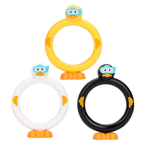 Générique Kids Water Toys, Diving Duck Toys, Swimming Pool Games, Colorful Training Sticks, Sinking Dive Rings, Great for Summer Parties and Water Play, 3-teilig von Générique