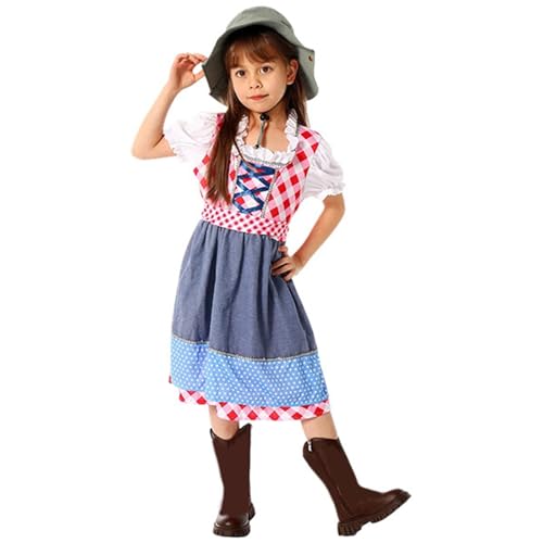 Générique Kinderkostüm Oktoberfest München Cosplay für Bierparty Show und Event mit traditionellem Kleid Verkleidung Kinder T360 von Générique