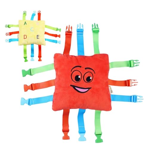 Générique Kissen mit sensorischer Schnalle – Spielzeug zum Sortieren der Farbe von Plüsch, kleines Lernkissen | Kompetenz der frühen Kindheit, Konstruktion von Schnalle Générique Kissen mit sensorischer Schnalle – Spielzeug zum Sortieren der Farbe von Plüsch, kleines Lernkissen | Kompetenz der frühen Kindheit, Konstruktion von Schnalle von Générique