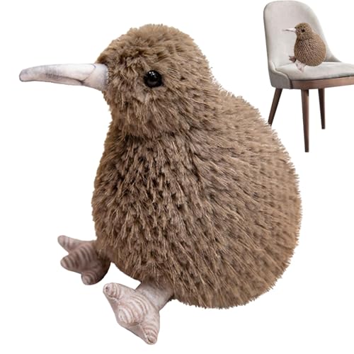 Générique Kiwi Plüschtier | Kiwi Plüschtier Plüschtier | Weiches Vogelspielzeug Niedlich Realistische Plüschpuppe Plüschpuppe für Mädchen, Jungen, Ornithologen wie z.B von Générique
