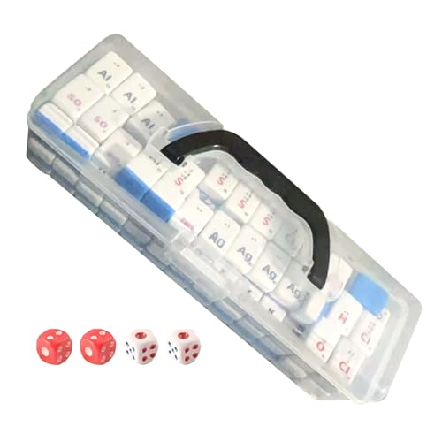 Générique Kompaktes Mahjong-Spiel, Spiel mit chemischen Elementen, Lernspielzeug mit chemischen Elementen, für gesellige Momente mit Familie oder Freunden Générique Kompaktes Mahjong-Spiel, Spiel mit chemischen Elementen, Lernspielzeug mit chemischen Elementen, für gesellige Momente mit Familie oder Freunden von Générique