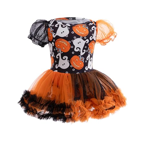 Générique Kostüm Halloween Baby Mädchen Body Kurzarm Kleid Tutu Kostüm Kinder Halloween für Säugling Bequem Générique Kostüm Halloween Baby Mädchen Body Kurzarm Kleid Tutu Kostüm Kinder Halloween für Säugling Bequem von Générique
