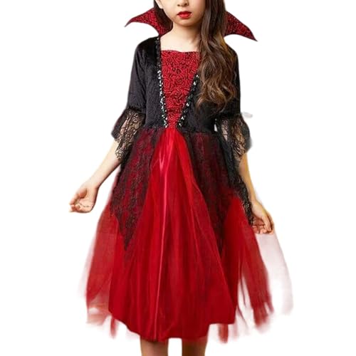 Générique Kostüm Halloween Vampir Königin Cosplay für Rollenspiel Party Verkleidungen Show und Spiel Spukhaus Halloween T451 von Générique