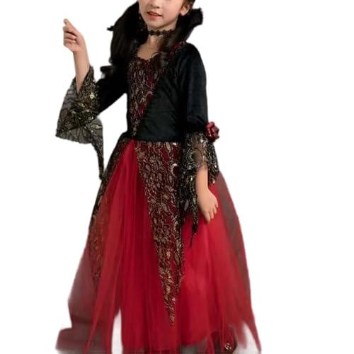Générique Kostüm Halloween Vampir Königin Cosplay für Rollenspiel Party Verkleidungen Show und Spiel Spukhaus Halloween T451 Générique Kostüm Halloween Vampir Königin Cosplay für Rollenspiel Party Verkleidungen Show und Spiel Spukhaus Halloween T451 von Générique