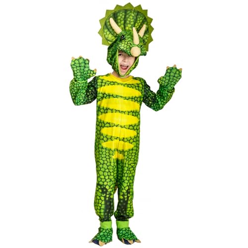 Générique Kostüm für Kinder, Dinosaurier, Karneval, für Maskerade, Cosplay, Rollenspiel und Bühnenshow, mit Schwanz und Kappe, Verkleidung für Kinder von Générique