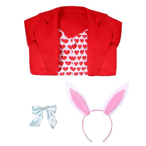 Générique Kostüm für Kinder, Hase, Ostern, mit Weste und Fliege, für Rollenspiel, Cosplay und Kostümparty, Verkleidung für Kinder von Générique