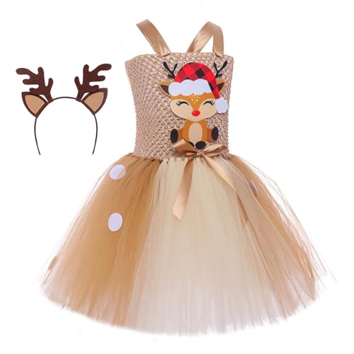 Générique Kostümkleider für Mädchen | Rentier-Prinzessinnen-Kleider für Cosplay – Cosplay-Outfit für Mädchen im Alter von 2 bis 12 Jahren, Halloween, Geburtstagsfeiern Générique Kostümkleider für Mädchen | Rentier-Prinzessinnen-Kleider für Cosplay – Cosplay-Outfit für Mädchen im Alter von 2 bis 12 Jahren, Halloween, Geburtstagsfeiern von Générique