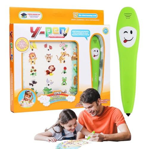Générique Lesespiele für den Kindergarten, Bücher lesen lernen, Lesen lernen, Spielzeug zu lesen – Spielzeug mit Touchscreen und Lernstift – Lernspielzeug mit einem Stift, Lernset von Générique