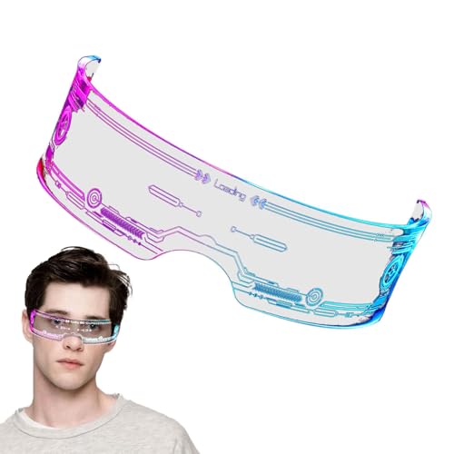 Générique Light Up Sonnenbrille, 12 Modi LED Light Up Sonnenbrille, 7 Farben Sci-Fi Style Visor, Light Up Gläser für Halloween, Cosplay, Partys, Clubs, Nachtleben und Themenveranstaltungen Générique Light Up Sonnenbrille, 12 Modi LED Light Up Sonnenbrille, 7 Farben Sci-Fi Style Visor, Light Up Gläser für Halloween, Cosplay, Partys, Clubs, Nachtleben und Themenveranstaltungen von Générique
