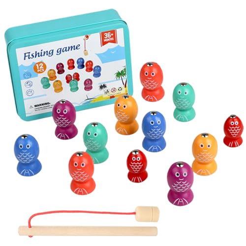 Générique Magnetisches Fischspiel, Holzfisch-Aktivität, Sensory Fine Motor Toy, Skills Development Set für Kinder, Indoor Preschool Learning, Klassenzimmer Baby Alter 2 bis 6 29,12 Zoll Générique Magnetisches Fischspiel, Holzfisch-Aktivität, Sensory Fine Motor Toy, Skills Development Set für Kinder, Indoor Preschool Learning, Klassenzimmer Baby Alter 2 bis 6 29,12 Zoll von Générique
