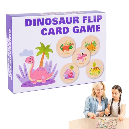 Générique Memory Matching Game, Matching Board Game, Compact Logical Thinking Training Toys for Children Aged 3+, Dinosaur Pattern Educational Learning Playset, 6,81 x 5 x 1,18 Zoll Générique Memory Matching Game, Matching Board Game, Compact Logical Thinking Training Toys for Children Aged 3+, Dinosaur Pattern Educational Learning Playset, 6,81 x 5 x 1,18 Zoll von Générique