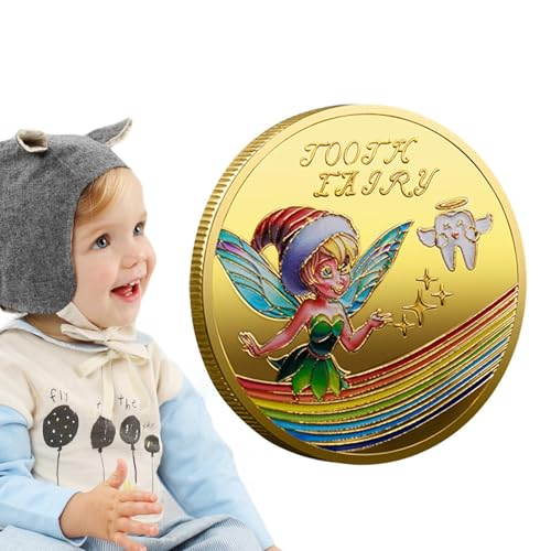 Générique Metall-Gedenkmünze, Fairy Lost Teeth Reward Coin, Kinder nicht zirkulierende Ecke, Teeth Change Souvenir, Kinder nicht zirkulierende Münze, Teeth Change Souvenir für Sammlung, Spielen Générique Metall-Gedenkmünze, Fairy Lost Teeth Reward Coin, Kinder nicht zirkulierende Ecke, Teeth Change Souvenir, Kinder nicht zirkulierende Münze, Teeth Change Souvenir für Sammlung, Spielen von Générique