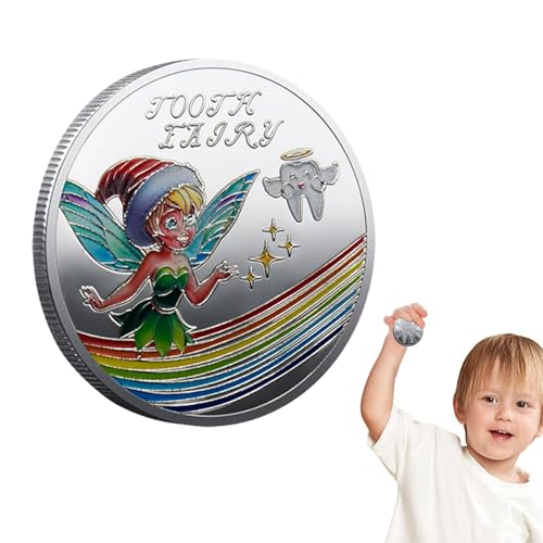 Générique Metall-Gedenkmünze, Fairy Lost Teeth Reward Coin, Kinder nicht zirkulierende Ecke, Teeth Change Souvenir, Kinder nicht zirkulierende Münze, Teeth Change Souvenir für Sammlung, Spielen Générique Metall-Gedenkmünze, Fairy Lost Teeth Reward Coin, Kinder nicht zirkulierende Ecke, Teeth Change Souvenir, Kinder nicht zirkulierende Münze, Teeth Change Souvenir für Sammlung, Spielen von Générique