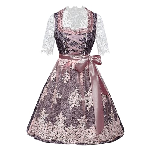 Générique Mittelalter Holzschwert Damen Bühne Outfit Stil Kurzarm Dirndl Korsett Mittelalter Weiß, violett, XXL Générique Mittelalter Holzschwert Damen Bühne Outfit Stil Kurzarm Dirndl Korsett Mittelalter Weiß, violett, XXL von Générique