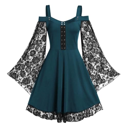 Générique Mittelalterliches Kleid für Damen, lang, Gothic, viktorianisch, Rock, Langarm, Spitze, Mittelalter, Renaissance, Kleider, Prinzessin, Mittelalter, elegant, Halloween, Karneval, Drama Générique Mittelalterliches Kleid für Damen, lang, Gothic, viktorianisch, Rock, Langarm, Spitze, Mittelalter, Renaissance, Kleider, Prinzessin, Mittelalter, elegant, Halloween, Karneval, Drama von Générique