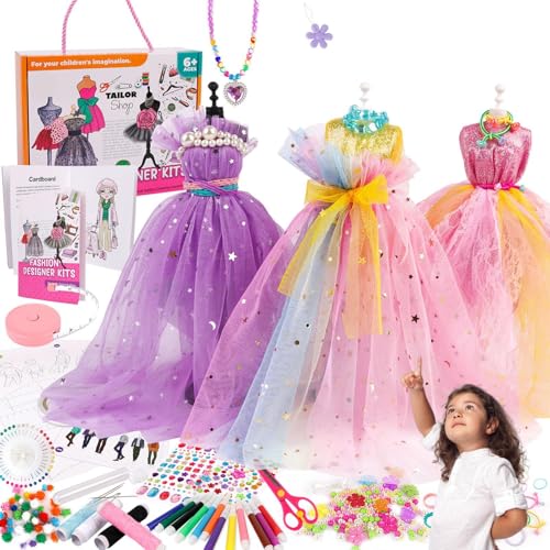 Générique Mode-Kreations-Set für – Modestudio, kreatives Styling-Set | 309-teiliges Bekleidungsdesign-Set mit 2 Puppen, Accessoires und Stoffen für Mädchen ab 6 Jahren, Idee Générique Mode-Kreations-Set für – Modestudio, kreatives Styling-Set | 309-teiliges Bekleidungsdesign-Set mit 2 Puppen, Accessoires und Stoffen für Mädchen ab 6 Jahren, Idee von Générique