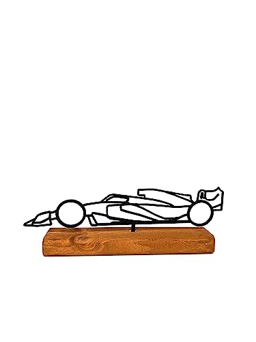 Générique Modell F1, Formel-1-Statue, Geschenkidee für einen Fan der Formel 1, Basis aus Holz, 20 cm, Dekoration F1 Générique Modell F1, Formel-1-Statue, Geschenkidee für einen Fan der Formel 1, Basis aus Holz, 20 cm, Dekoration F1 von Générique