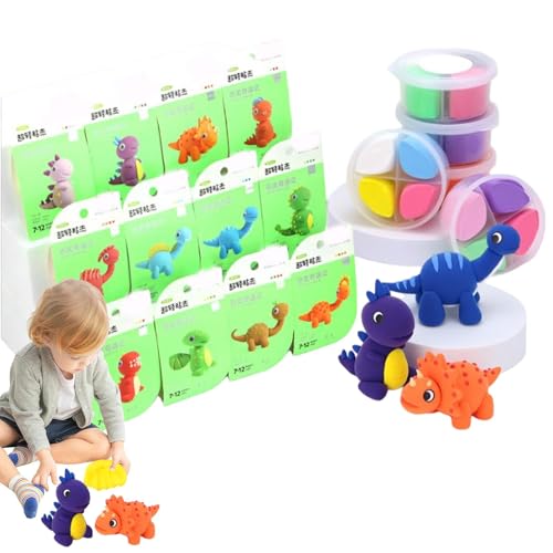 Générique Modelling Clay Kit, Theme Clay Sculpting, 11,42 x 9,84 x 3,15 Zoll, Lightweight Creative Art Crafts, 12 Styles Kindermodell, Soft Foam Bouncing für Putty Kit, Fun Activities Générique Modelling Clay Kit, Theme Clay Sculpting, 11,42 x 9,84 x 3,15 Zoll, Lightweight Creative Art Crafts, 12 Styles Kindermodell, Soft Foam Bouncing für Putty Kit, Fun Activities von Générique