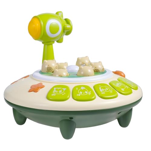 Générique Multifunction Pounding Game, Cartoon Flying Saucer Interactive Whack Game with Hammer, Sound and Light Table Game for Reaction Training, Fun Educational Toy for Kids Générique Multifunction Pounding Game, Cartoon Flying Saucer Interactive Whack Game with Hammer, Sound and Light Table Game for Reaction Training, Fun Educational Toy for Kids von Générique