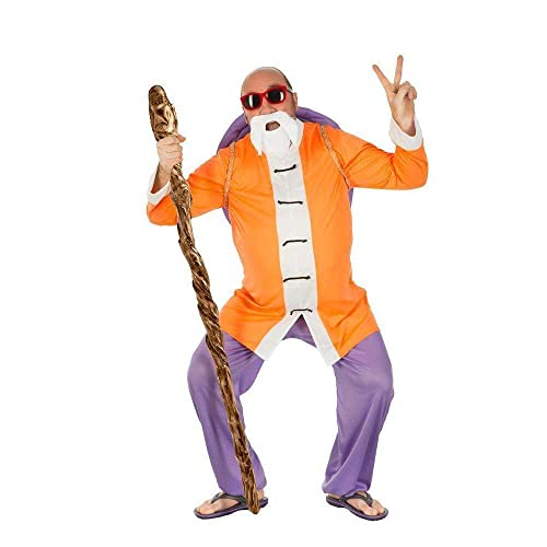 Generique - Muten Roshi Dragon Ball-Kostüm für Herren orange-Weiss-blau - L von Generique -