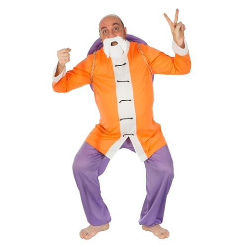 Generique - Muten Roshi Dragon Ball-Kostüm für Herren orange-Weiss-blau - L von Generique -