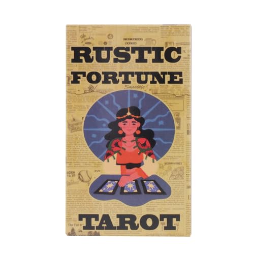 Générique Mystic Tarot-Karten – 80 Stück Tarot-Spiel für Anfänger für spirituelle Ratschläge, Wahrsagenspiel und Glücksspiel, englische Orakelkarten für Erwachsene von Générique
