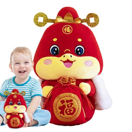 Générique Niedliches Schlangenspielzeug, Plüschtier aus Schlange | Plüschtiere aus Plüsch, glückliche Schlange, niedlich, chinesische Schlange rot, 2025, für Festival-Tischdekoration, Halloween Générique Niedliches Schlangenspielzeug, Plüschtier aus Schlange | Plüschtiere aus Plüsch, glückliche Schlange, niedlich, chinesische Schlange rot, 2025, für Festival-Tischdekoration, Halloween von Générique