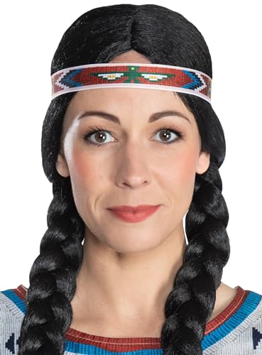 Maskworld Nscho-tschi-Haarband Kostüm-Accessoire Winnetou bunt von Maskworld