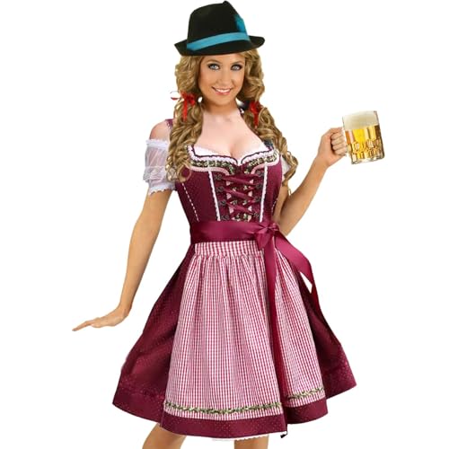 Générique Oktoberfest-Outfits für Damen, Oktoberfest-Kostüm, traditionelles deutsches Kleid für Frauen, Oktoberfest-Kostüme für Halloween-Karneval Générique Oktoberfest-Outfits für Damen, Oktoberfest-Kostüm, traditionelles deutsches Kleid für Frauen, Oktoberfest-Kostüme für Halloween-Karneval von Générique