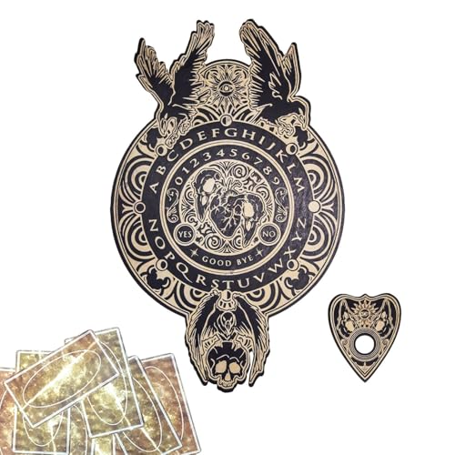 Générique Ouija-Brett | Kommunikationsbrett aus Holz, Gesellschaftsspielzubehör für Partys und Dekoration Haus Wohnheim Générique Ouija-Brett | Kommunikationsbrett aus Holz, Gesellschaftsspielzubehör für Partys und Dekoration Haus Wohnheim von Générique