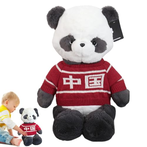Générique Panda, Plüschtier Panda – weiches Plüschtier Panda, Kuschelkissen mit Pullover, Schlafzimmerdekoration für Schlafzimmer und Kleinkinder Générique Panda, Plüschtier Panda – weiches Plüschtier Panda, Kuschelkissen mit Pullover, Schlafzimmerdekoration für Schlafzimmer und Kleinkinder von Générique