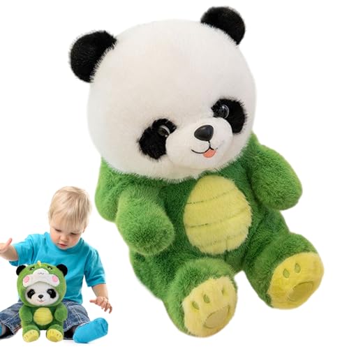Générique Panda aus Plüsch, Cartoon-Tier, 35,6 cm (14 Zoll), verwandelt eine beruhigende Puppe in Plüsch, dekoratives Kissen für zu Hause, weich von Générique