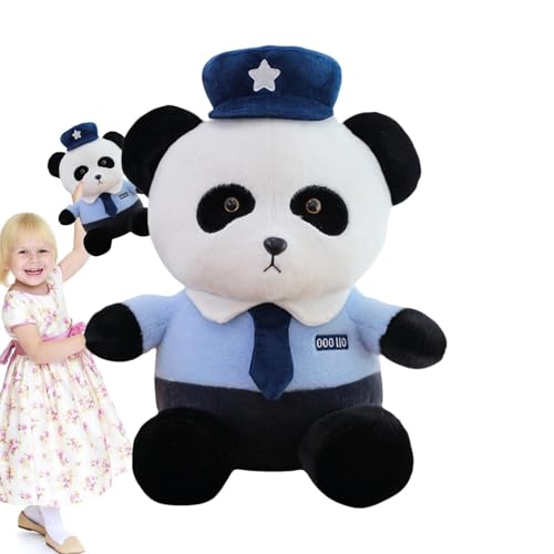 Générique Panda aus Plüsch, Panda aus Plüsch | Niedliches Panda-Spielzeug mit und Krawatte, Tier, weicher und bequemer Schlafbegleiter für und Mädchen, Heimdekoration von Générique