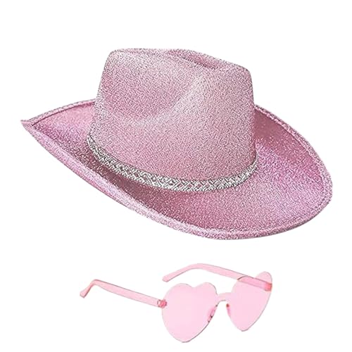 Générique Partyhüte für Erwachsene, goldener Cowboyhut, glitzernder Cowgirl-Hut, Cowgirl-Hut, Kostüm, Uni, Disco Retro, Glitzer-Hut, Strass, Glitzer-Hut, Musik-Party Générique Partyhüte für Erwachsene, goldener Cowboyhut, glitzernder Cowgirl-Hut, Cowgirl-Hut, Kostüm, Uni, Disco Retro, Glitzer-Hut, Strass, Glitzer-Hut, Musik-Party von Générique