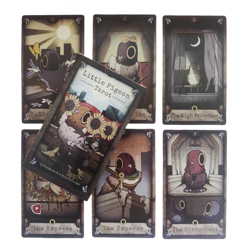 Générique Pigeon Oracle Cards, Spiritual Insight Board Game, Tarot Deck Table Game, Creative Card Deck, Oracle Card Toy, Oracle Card Entertainment, Board Game with Cards for Women von Générique