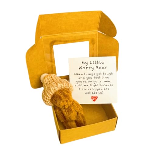 Générique Plüsch, Teddybär in einer Box mit inspirierender Karte – weicher Spielbegleiter mit inspirierender Karte, Heimdekoration, handgefertigt für Frauen Générique Plüsch, Teddybär in einer Box mit inspirierender Karte – weicher Spielbegleiter mit inspirierender Karte, Heimdekoration, handgefertigt für Frauen von Générique